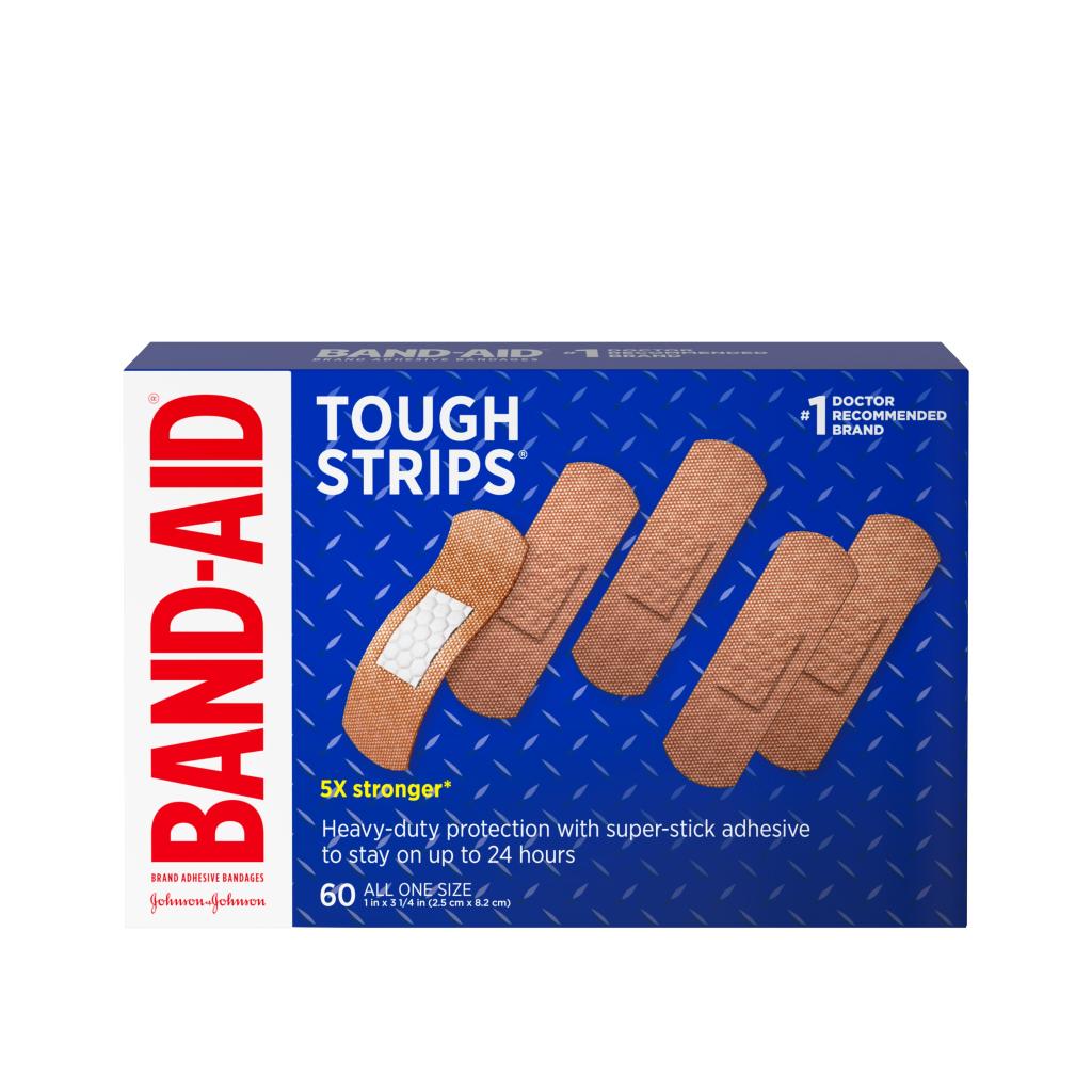 Band-Aid Tough Strips Xl 10 Count Heavy Duty All One Size