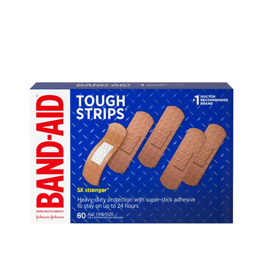 Band-Aid Tough Strips Xl 10 Count Heavy Duty All One Size