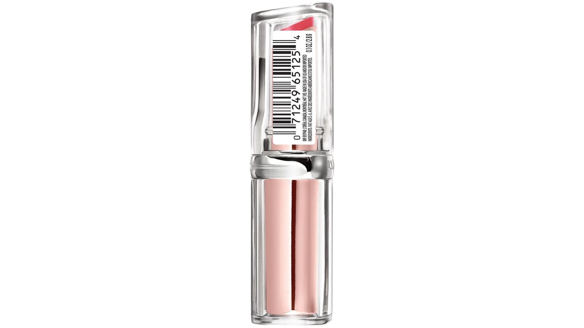 L'ORÉAL PARIS Glow Paradise Balm-in-Lipstick with Pomegranate Extract, 140 Peach Charm,  0.1 oz