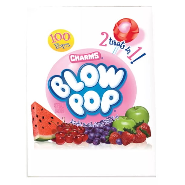 BLOW POPS 100 ASSORTED
