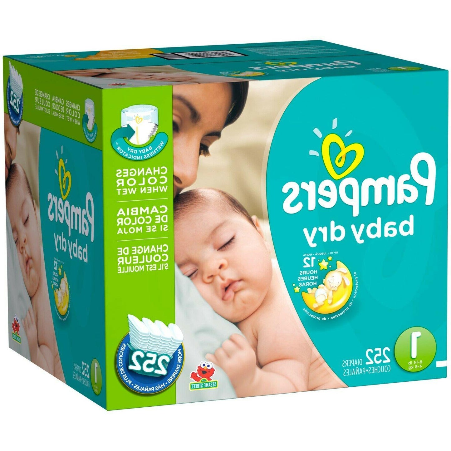 Pampers Diapers Size 1 Baby- Dry 44 Count