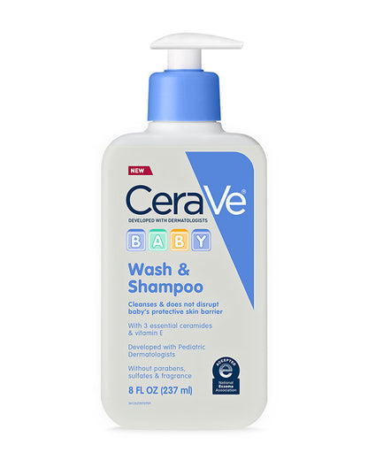 CERAVE BABY SH 8OZ FF TR/F PBF
