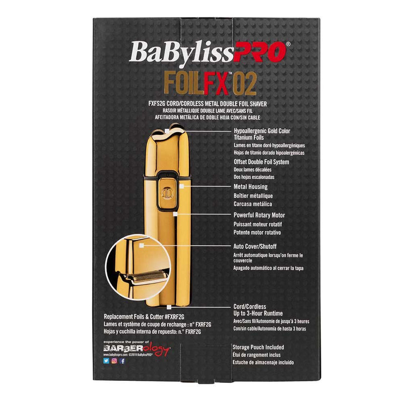 BABYLISS FOIL CRDLS SHVR DOUBLE