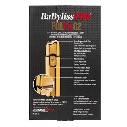 BABYLISS FOIL CRDLS SHVR DOUBLE