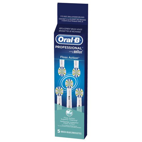 ORAL B TOOTHBRUSH FLOSS ACTION REFIL 3CT
