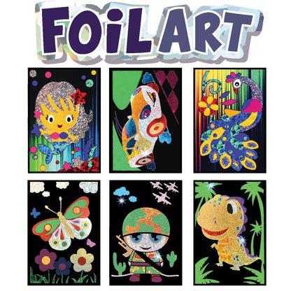 ArtSkills Foil By Number Sticker Kit