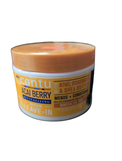 Cantu Acai Berry Leave-In Revitalizing Repair Cream 12oz
