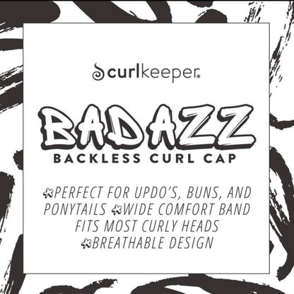 BADAZZ BACKLESS CAP COTTON WHTE