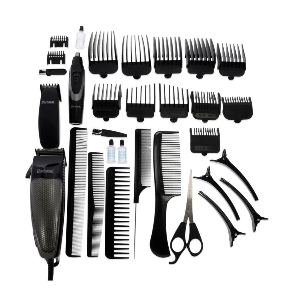 Barbasol Pro Deluxe Clipper & Grooming Kit 30 Piece