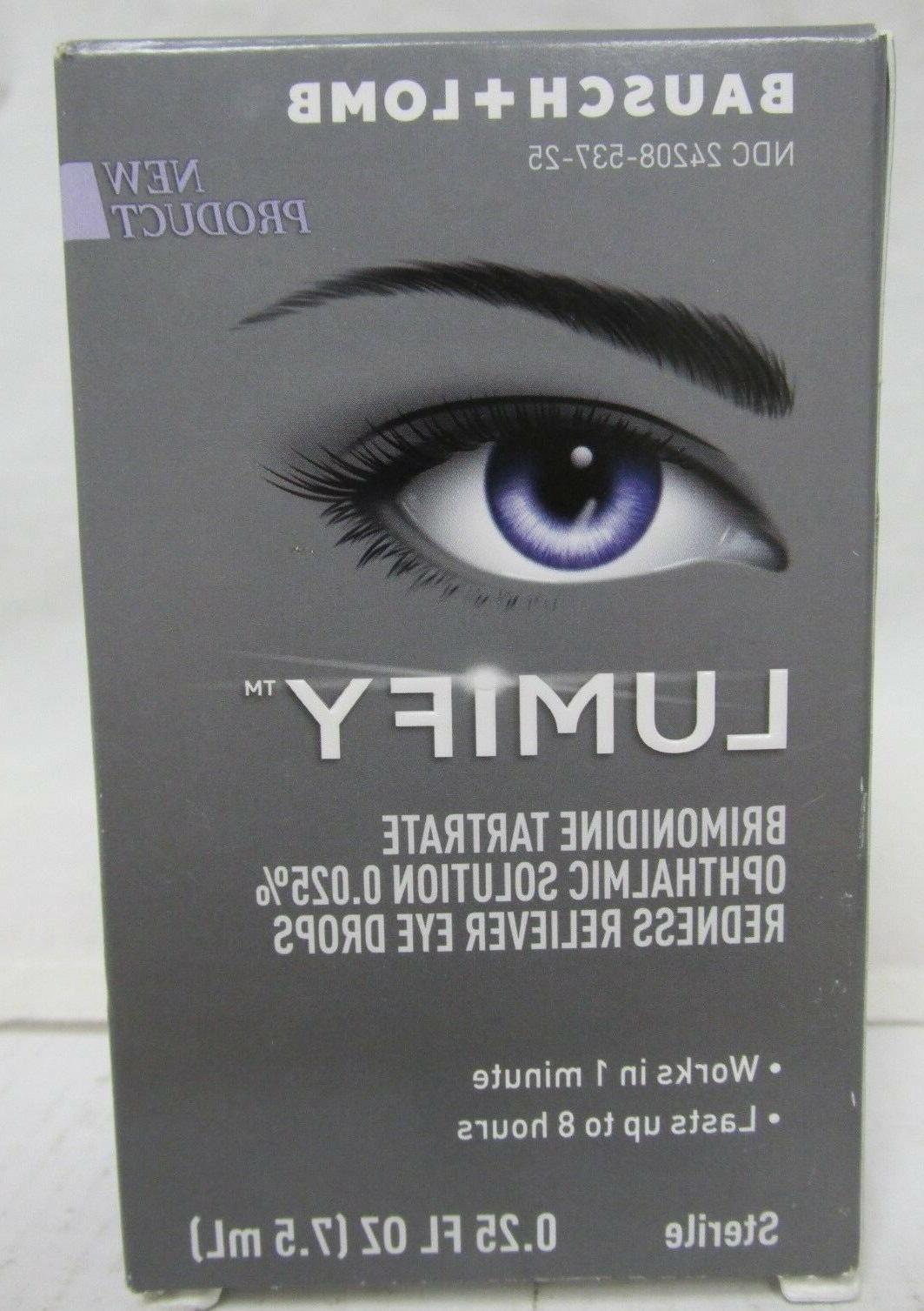 BAUSCH + LOMB LUMIFY Redness Reliever Eye Drops, 0.25 oz