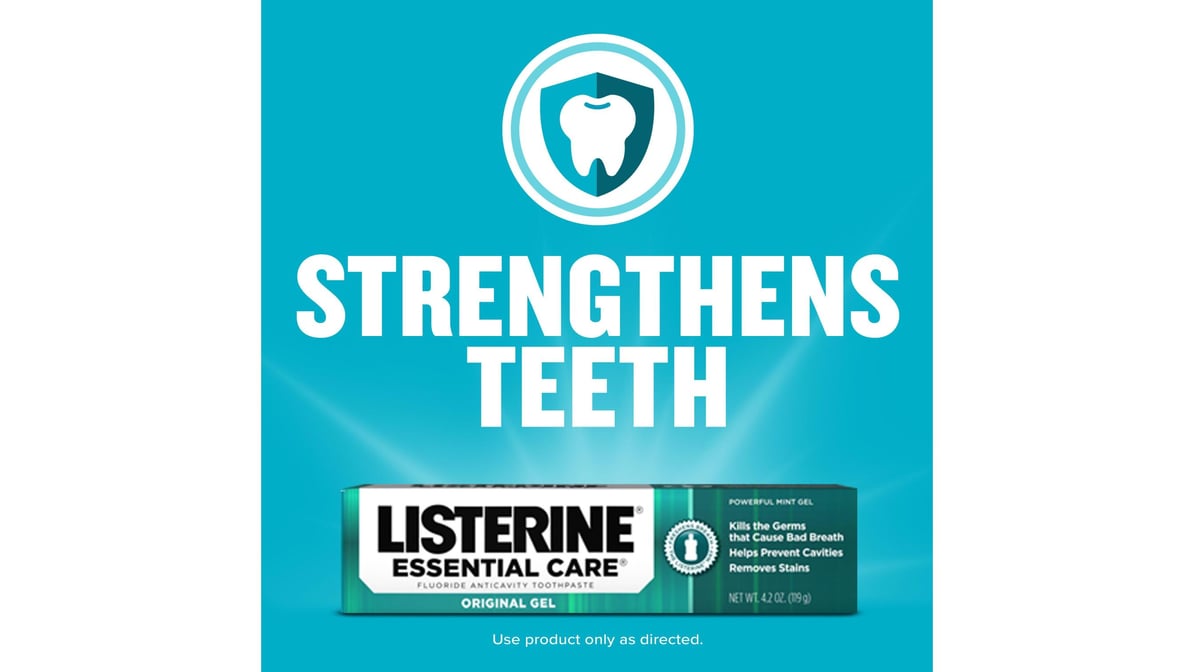 LISTERINE ESSENTIAL GEL MINT 4.2OZ