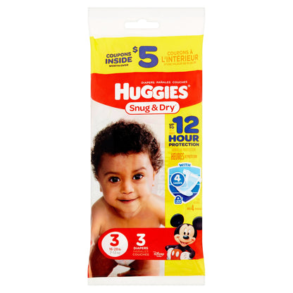 HUGGIES SNUG AND DRY BF 34 SZ3