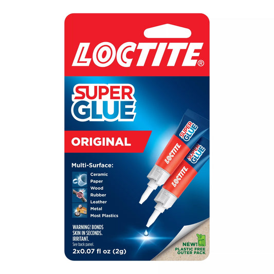 Loctite Duro Liquid Super Glue Tubes 2pk
