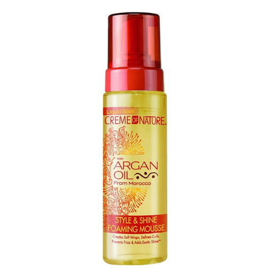 Creme of Nature Style & Shine Foaming Mousse, 7 oz
