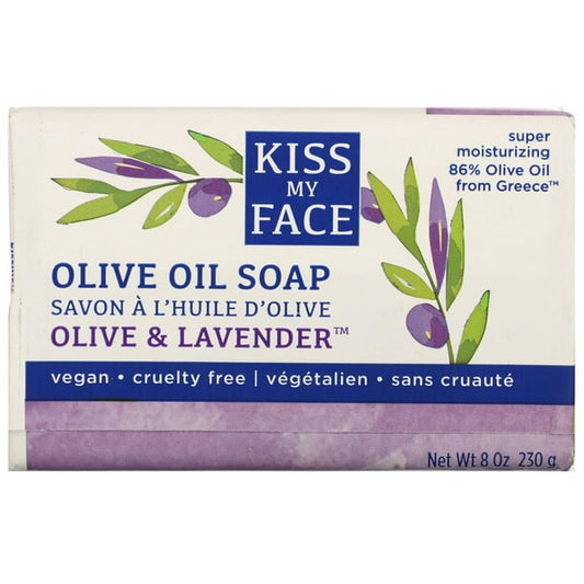 KISS MY FACE BAR SOAP,OLIVE & LAVENDER