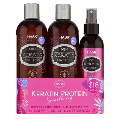 HASK KERATIN SHAMPOO BNS    15Z