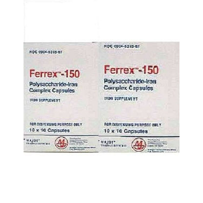 FERREX FORTE 150 MG CAP 100 UD