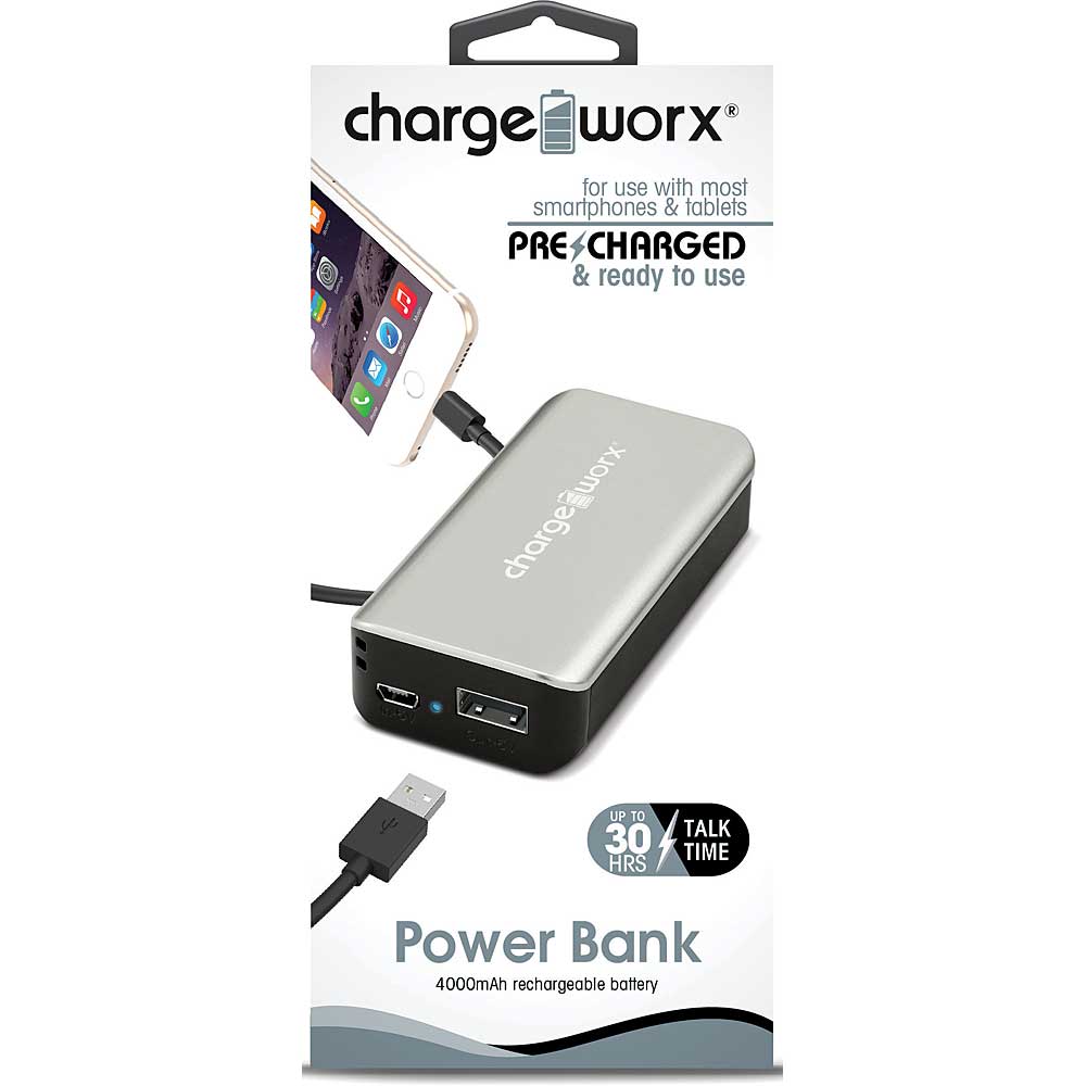 CHARGEWORX 4000 MAH PWR BANK