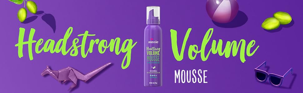 AUSSIE VOLUME 24HR MOUSSE    6Z
