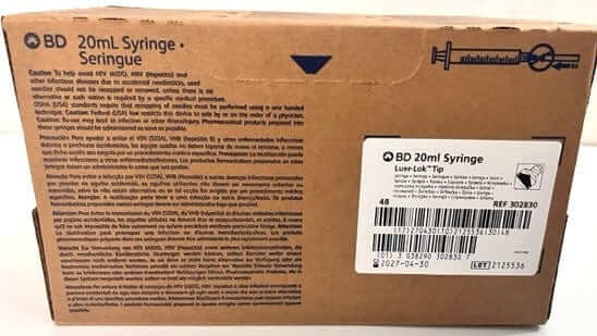 BD SY 20ML LL 48 302830
