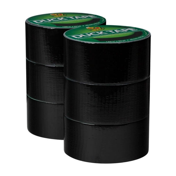 DUCK Color Duct Tape - Black, 1.88" x 20 yds