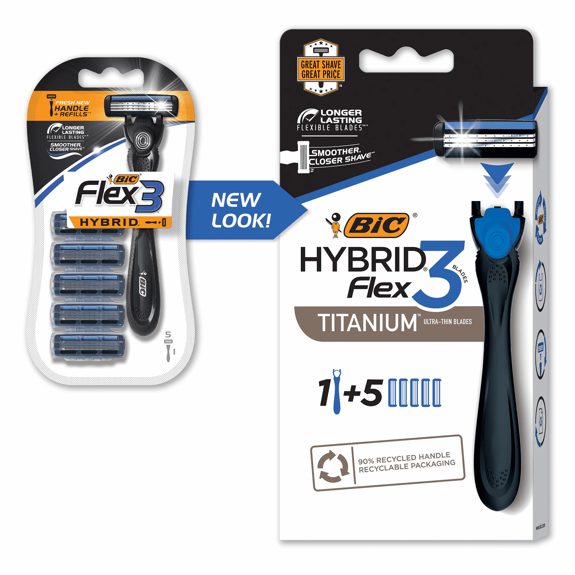 BIC HYBRID RAZOR 6CT