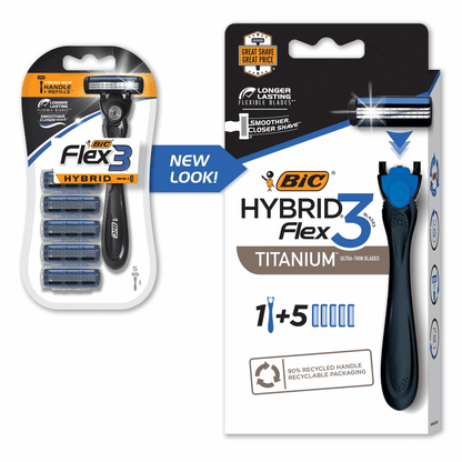 BIC HYBRID RAZOR 6CT