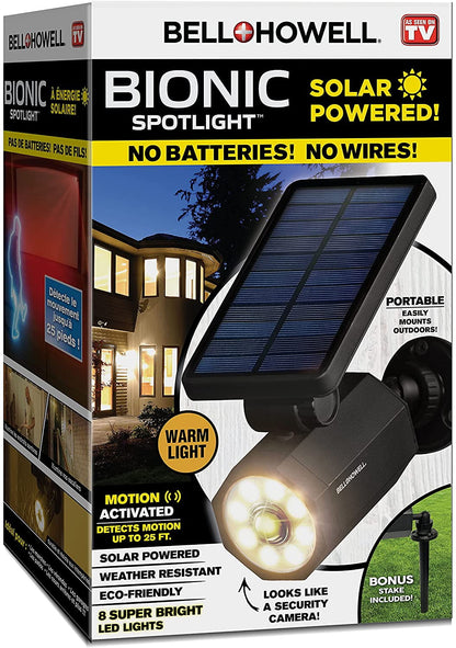 Bell + Howell Bionic Solar Powered Spotlight
