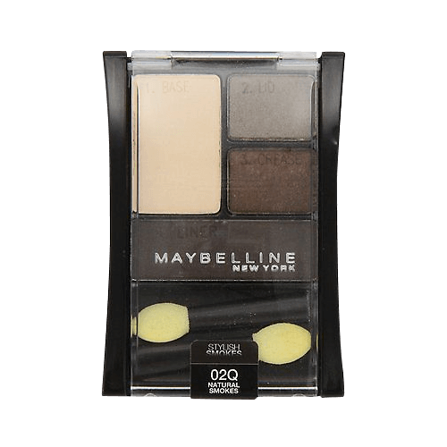 MAYBELLINE New York Expert Wear Eyeshadow Quads, 04Q Charcoal Smokes