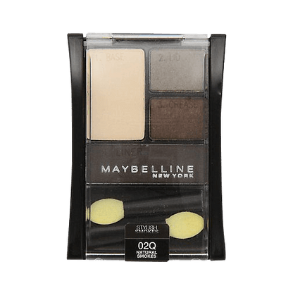 MAYBELLINE New York Expert Wear Eyeshadow Quads, 04Q Charcoal Smokes