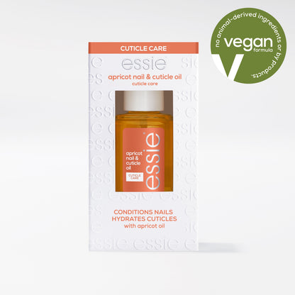 essie Nail Care Vegan Apricot Nail and Cuticle Oil, 0.46 fl oz