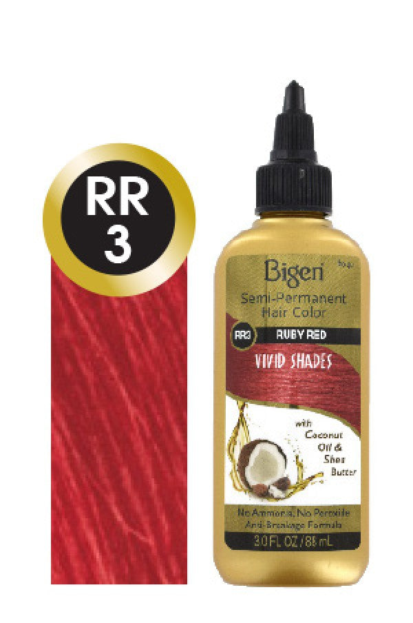 Bigen Semi-Permanent Haircolor #Rr3 Ruby Red 3oz