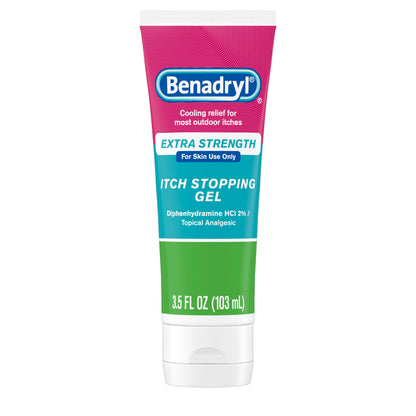 BENADRYL X/S ITCH STOP GEL 3.5OZ
