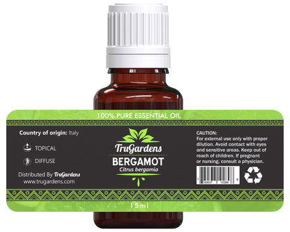 NAT TRU BERGAMOT ESSENTIAL OIL 15ML