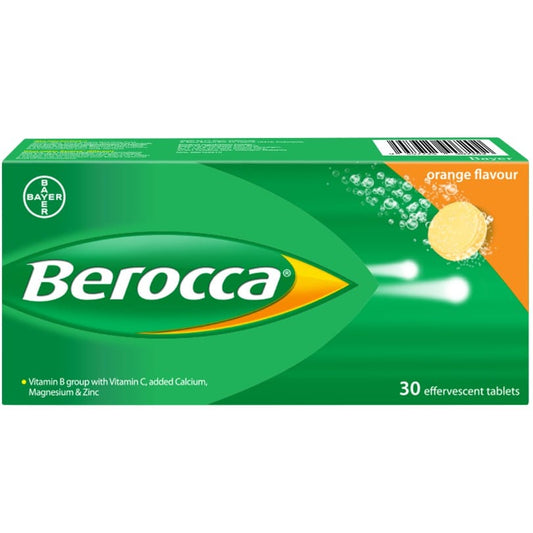 BEROCCA ORANGE EFF TAB 10CT