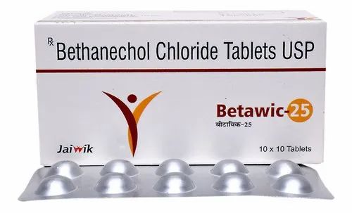 BETHANECHOL CHLORIDE TB 25MG 100