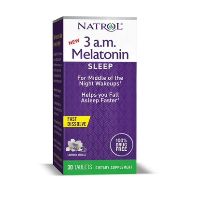 MELATONIN 3AM FAST DIS TAB 60CT NATROL