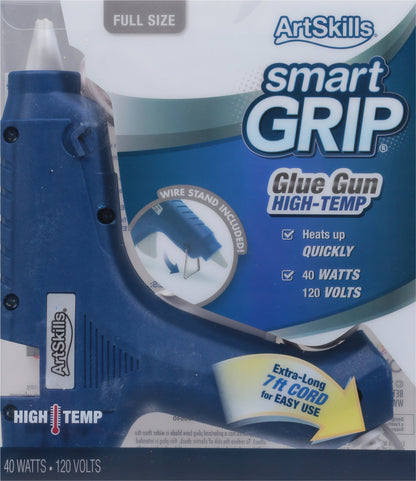 ArtSkills High Temperature Hot Glue Gun With Extra Long Cord - Blue