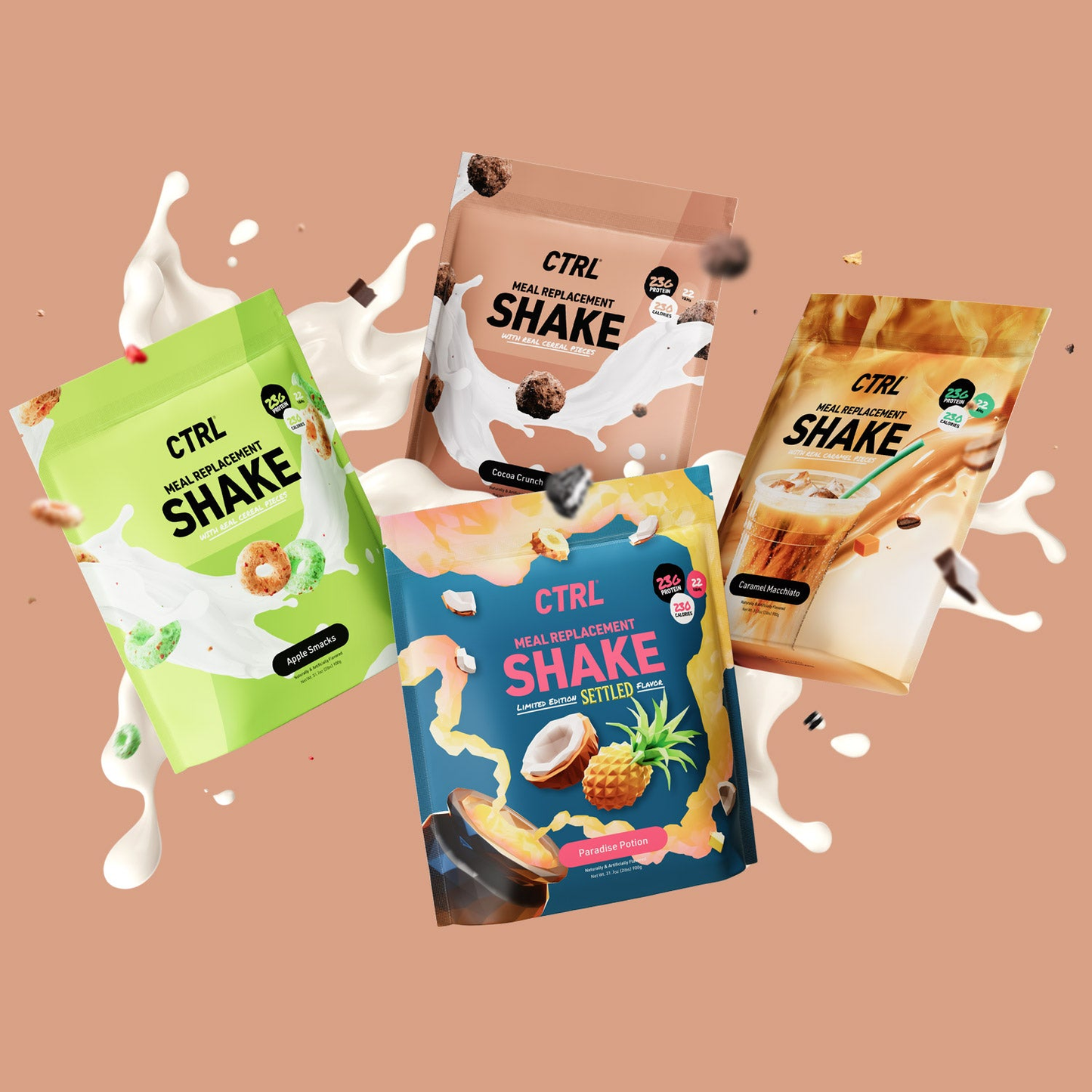 MEAL SHAKE,CHOC CRML PWD