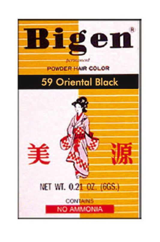 Bigen Permanent Powder Hair Color - 59 Oriental Black