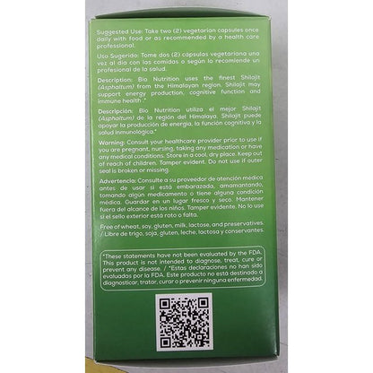 BIO NUTRITION SHILAJIT,ASPHALTUM