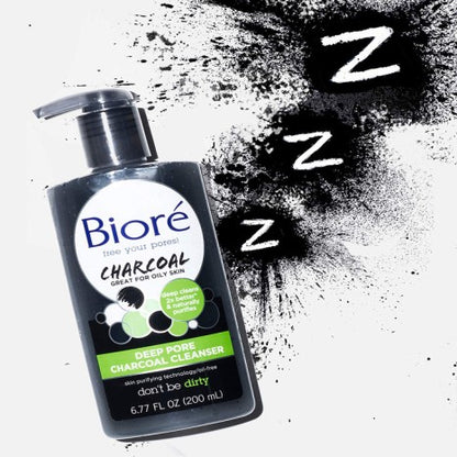 BIORE PORE CHARCOAL CLEANSER 6.77OZ