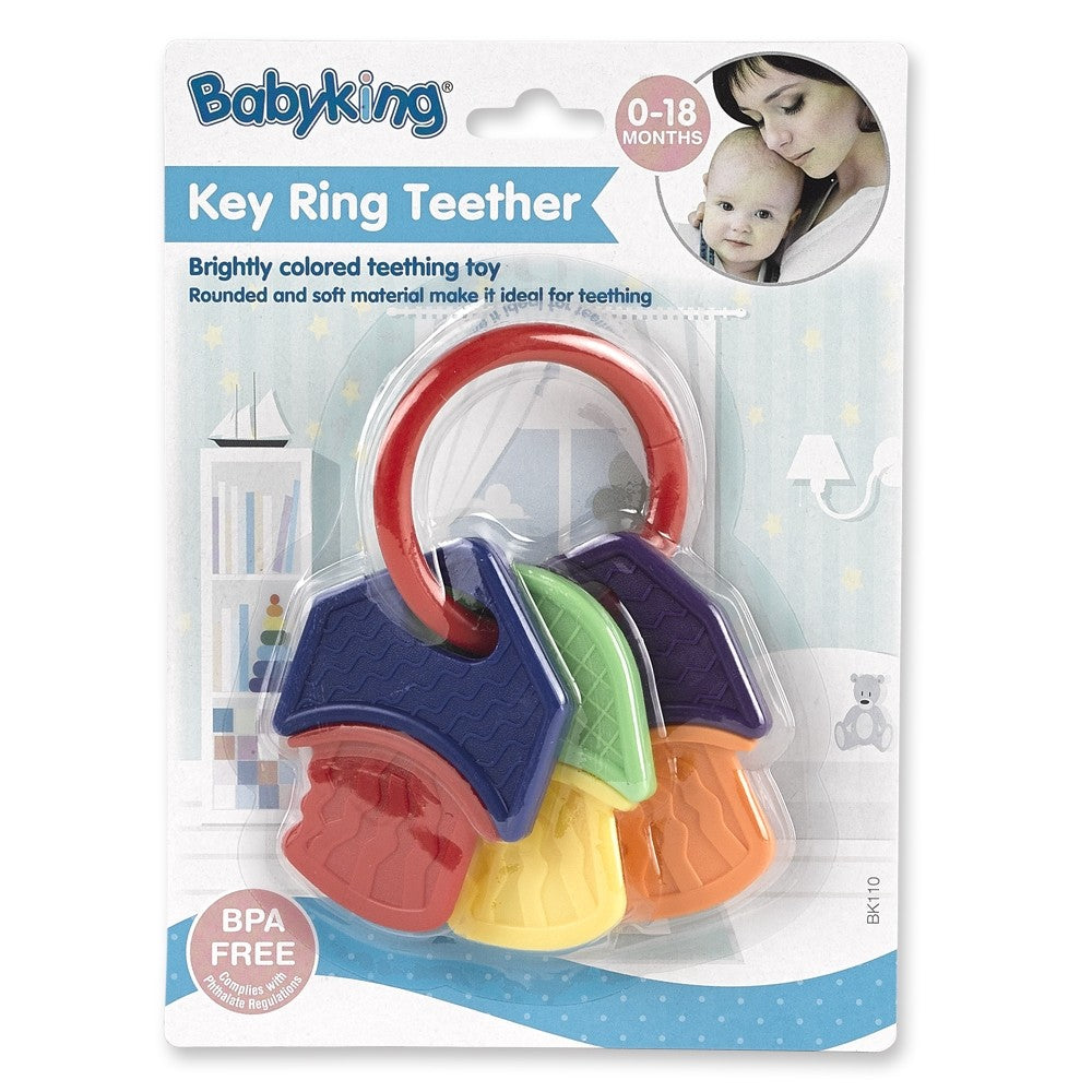 Babyking Hard and Soft Key Ring Teether