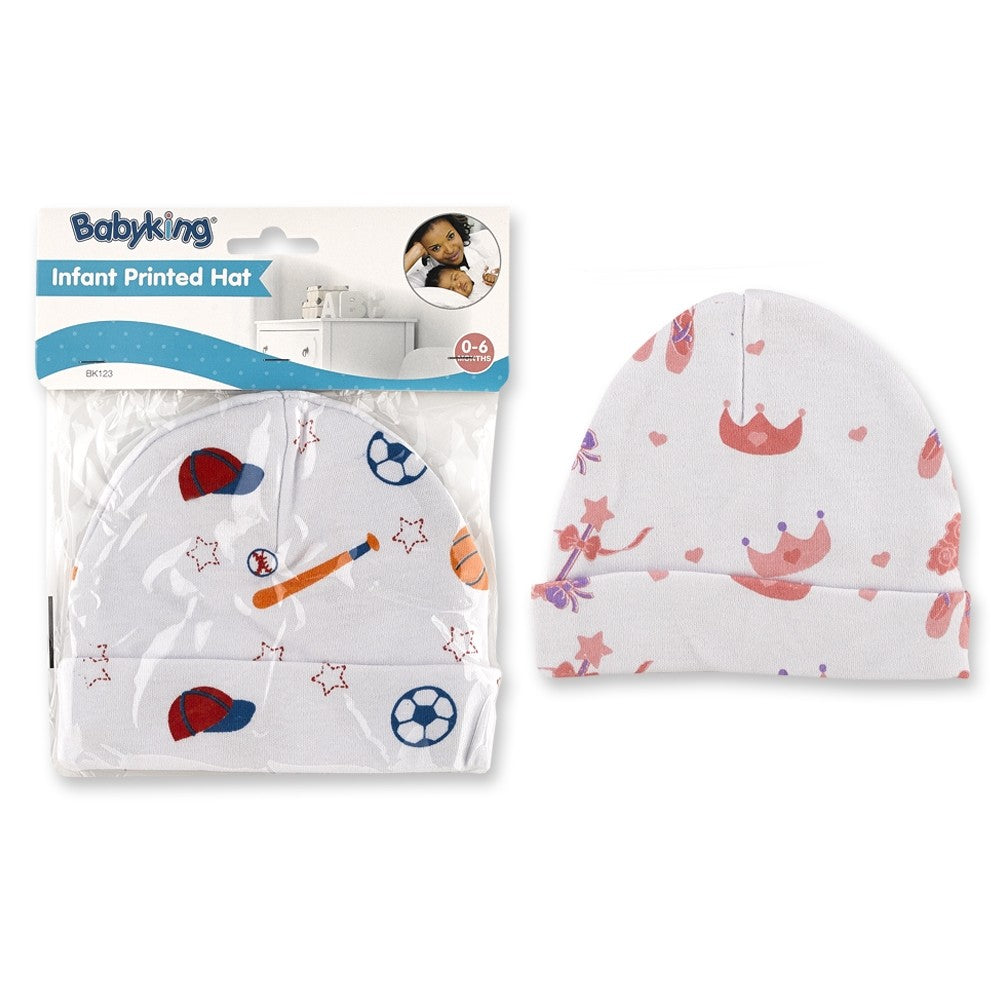 Babyking Embroidered Infant Hat - Assorted