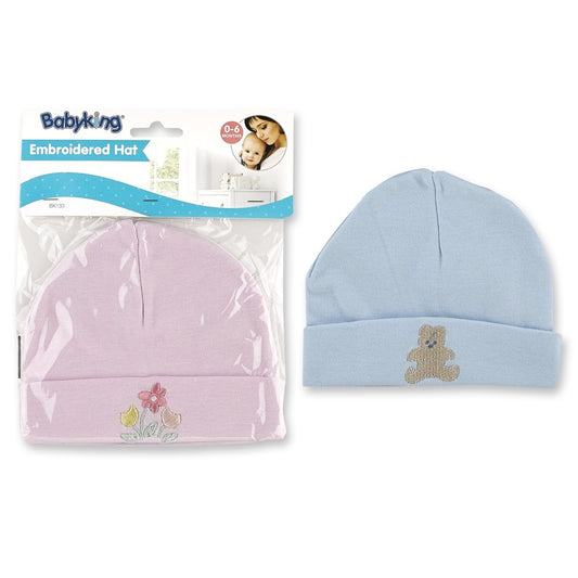 Babyking Embroidered Infant Hat - Assorted