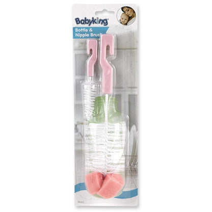 Babyking Bottle & Nipple Brush - Assorted