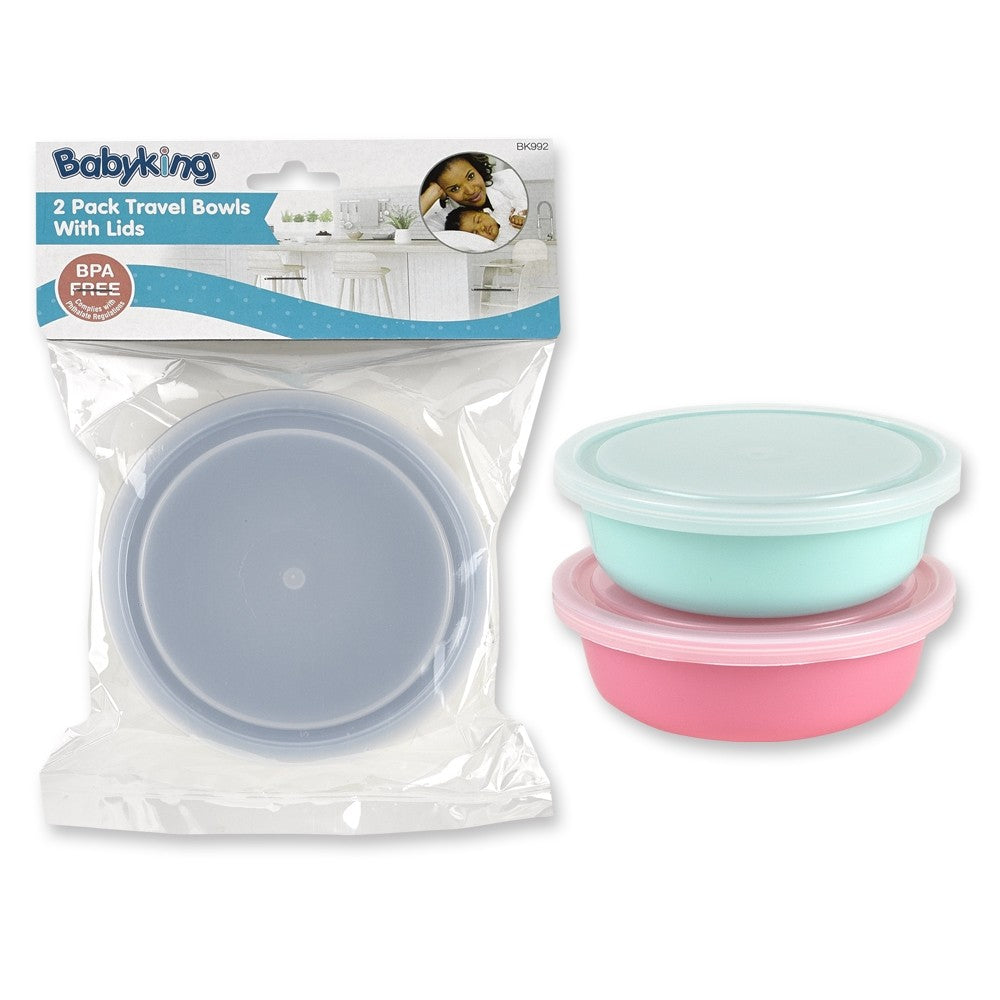 Babyking Baby Travel Bowl, 2 pack