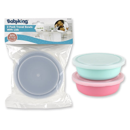 Babyking Baby Travel Bowl, 2 pack