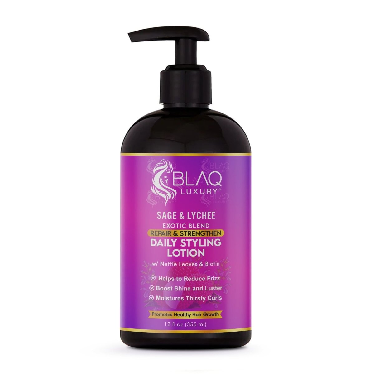BLAQ SAGE/LYCHEE SHAMPOO    12Z