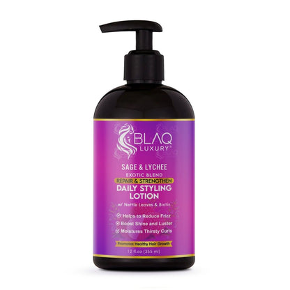 BLAQ SAGE/LYCHEE SHAMPOO    12Z